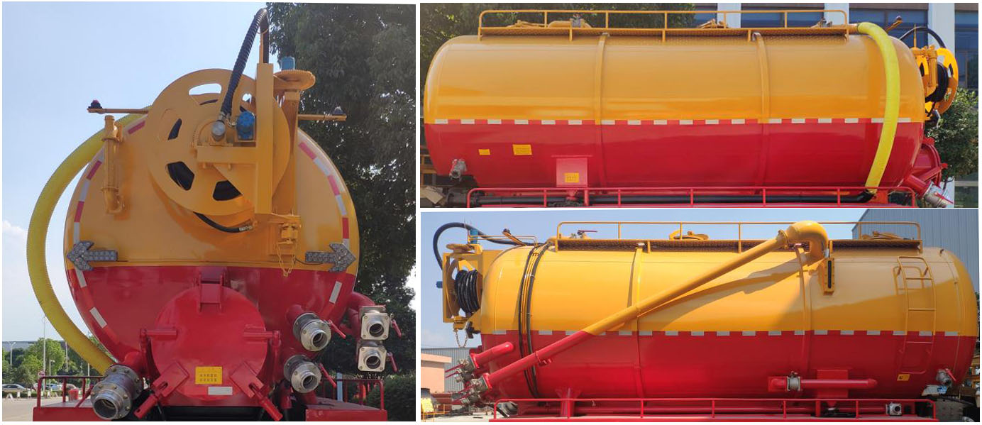 楚胜牌CSC5258GQWES6型清洗吸污车